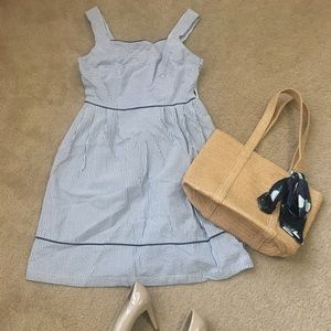 Chambray Lands End Size 4 dress